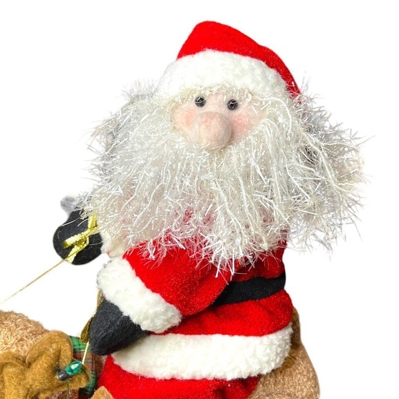 VTG Electronic Singing Dancing Jingle Bell Santa Reindeer WORKING - Picture 3 of 15